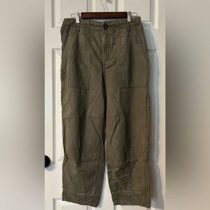 Everlane Utility Pant in Buttersoft Olive Green TENCEL Lyocell